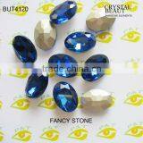 Fancy Stone BUT-4120 Ellipse Shape 10*14mm Sapphire for Jewelry thumbnail-1