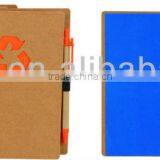 Hard Kraft Cover Spiral Recycle Notebook 70grams 80sheets 18*14cm With Recycle Paper Pen and Cutout thumbnail-1