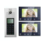 Cat5/Ethernet Cable 2 Apartments Video Door Phone With Name List Operation English/Turkish/Spanish/French Language Avail thumbnail-3