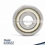 Low Price Deep Groove Ball Bearing 6200zz/2rs thumbnail-1