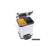 Square Dust Bin With 2 Inner Buckets thumbnail-1