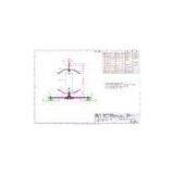High Voltage Single Insulator String Suspension Set For 500kv , 220kv 66kv,138k Power Line