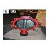 Pneumatic Flanged Lug Butterfly Valve Ductile Iron With PTFE Seat And DIN / API