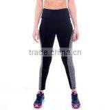 Hot Sale Slim Fit Two Tone Custom Cotton Mesh Yoga Pants Sport Leggings Fabric