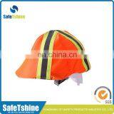 Wholesale customized safety hi vis bike helmet cover