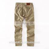 Men's Slub Cotton Pants Tapered Fit Casual Pants Mens Slim Fit Pants thumbnail-3