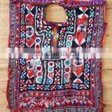 Vintage Fabric Hand Embroidered Patch- Bohemian Style Yock Neck Patches- Indian Vintage Handmade Neck Yoke