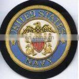 Gold Bullion Hand Embroidered Badge, Patch, Crest, Emblem thumbnail-2