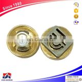 Factory wholesale custom engraved metal garment buttons