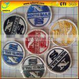 Colorful Round Embroidery Team Badges