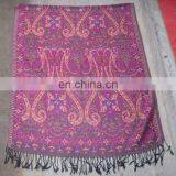 Flower Jacquard Pashmina Shawl Viscose Scarf thumbnail-1