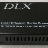 HD IP Camera to Fiber Converter Gigabit Ethernet Fiber Optic Transmitter and Receiver Single Port Fiber Media Converter thumbnail-1