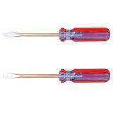 Flat Cross Screwdriver With Explosion-proof Slotted Plastic Handle Aluminum Bronze Alloy 200mm