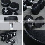 Fitness Equipment Round Dumbbell With Rubber Material thumbnail-2