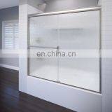 Bathtub Shower Doors Glass Frameless Frameless Sliding Shower Screen Tempered Glass Shower Cubicles Enclosure thumbnail-5