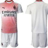 2020/21 Season AC Milan Blank Away Jersey&Shorts