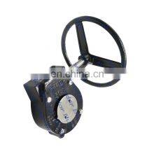 Bundor IP65 Waterproof Transmission Ratio 50:1 Manual Valve Worm Gear Box thumbnail-2
