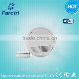 2015 Stable Photoelectric Wireless Smoke Detector With Battery High Sensitive Fire Alarm Sensor Monitor for Home Security