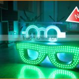2015 new products optician adversting animated led optical glasses screen, outdoor led glasses sign