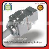 RJ45 Keystone Jack Shielded German Type