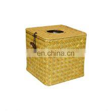Wholesale High Quality Multi Home Decorative Handwoven Sea Grass Tissue Box thumbnail-3