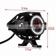 Hot Selling Angel Eyes Led Spot Light for Motorcycle Mini U7 Transformer Flash Led Light for Motorcycle thumbnail-2