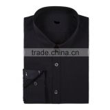 Men's Tailored-Fit Black Signature Stripe Cuff Shirt