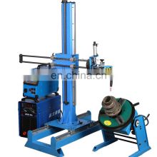 300kg welding positioner 2 axis chuck torch holder connect with welding machine