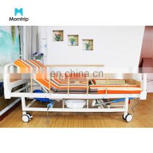 Medical 5 Function Manual Hospital Bed With Toilet Hole