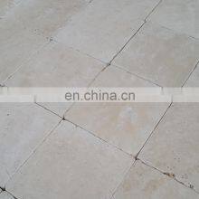 Customizable New Fashion Luxury Model Premium Select Ivory Travertine Tumbled Tile Made in Turkey thumbnail-2
