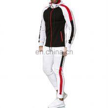 Fleece Custom Track Suit 100% Polyester Tracksuit for Men Slim Fit Wholesale Sweatsuit In Cheap Price thumbnail-4