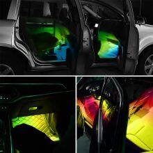 Auto Interior Atmosphere Music Light Car RGB LED Strip Light Decorative Dreamcolor Waterproof Atmosphere Lamps thumbnail-4