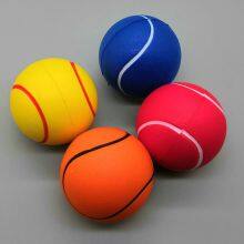 PU Foam Tennis Anti Stress Ball pu Ball Keychain Toy Ball Bouncy Ball