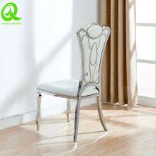 Stainless Steel Luxury Dining Room Reception Restaurant Chairs Hotel Dining Chair thumbnail-3