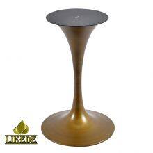Hot Sale Antique Brass Bronze Coating Painting Steel Iron Elegant Tulip Table Base for Furniture Legs