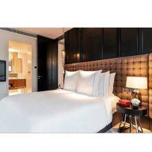 Nordic Apartment Bedroom Wood Bed Hotel Standard Room Wood Low Bed Modern Simple Floor Storage Beds thumbnail-4