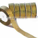 by Roll Package, Gold Metallic Ployester Ribbon thumbnail-1