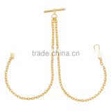 Gold Tone Double Classic Cable digital watch chain