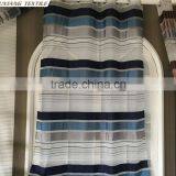 Polyester Jacquard Yarn-dyed Stripe 8 Grommets Window Coffee Sheer Panels thumbnail-2