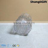 Ribbed With Cap 100ml Glass Candle Jar Cheap thumbnail-4