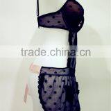 Sexy Mature Baby Doll Lingerie Baby Doll Fashion Lace Open Transparent ,nylon/spandex Underwear thumbnail-3