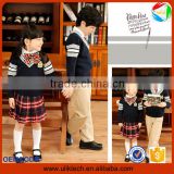 2015 Wholesale Japan Korean style uniform for school child clothes outfits all grades sweater school uniform (ulik-017)