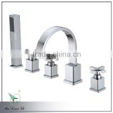Deck mounted tub faucet with hand shower 2511A