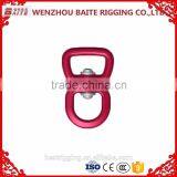 China Supplier Stainless Steel Colorful Double Metal Snap Swivel Hook,Silver Sailboat Double Round Eye thumbnail-5