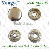 Brass round custom Metal spring Snap Buttons