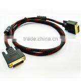 Manufactuer Supplier Nylon Braided Dvi Cable for Gameplayer Monitor thumbnail-6