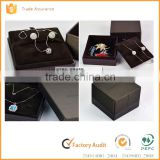OEM Clear Luxury Handmade Custom Logo Printed Velvet Jewelry Box