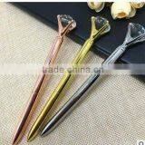 big diamond crystal metal ball pen for gift promotion with logo print or engraved                        
                                                Quality Choice