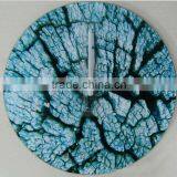 Glass Wall Mounted Clock, Decorative Wall Clock Design, Fashion Design for Home thumbnail-1