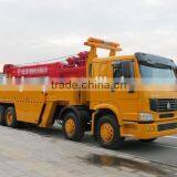 HOWO 8X4 Heavy Duty Rotator Towing Wrecker Truck For Sale thumbnail-1
